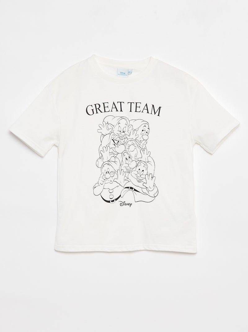 T-shirt I 7 nani di Disney BIANCO - Kiabi
