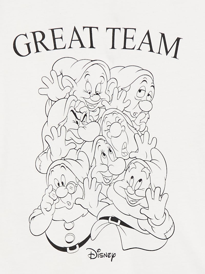 T-shirt I 7 nani di Disney BIANCO - Kiabi