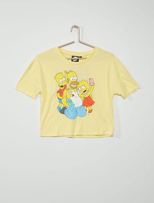 T-shirt 'I Simpson'                             GIALLO 
