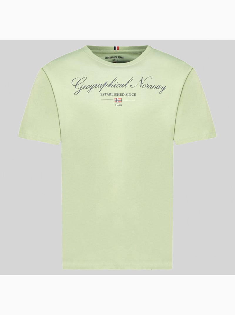 T-shirt illumine – geographical norway Verde pistacchio - Kiabi