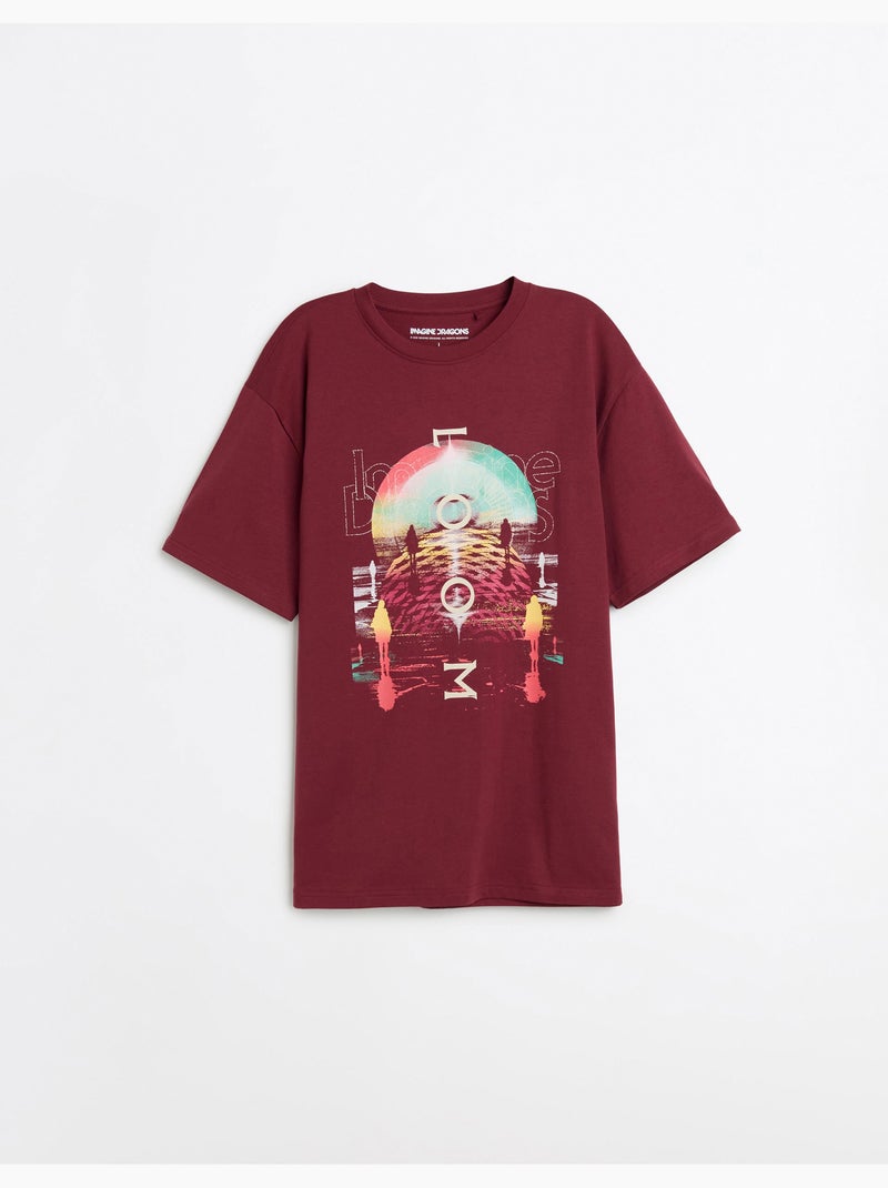 T-shirt Imagine Dragons, MO Fashion Rosso - Kiabi