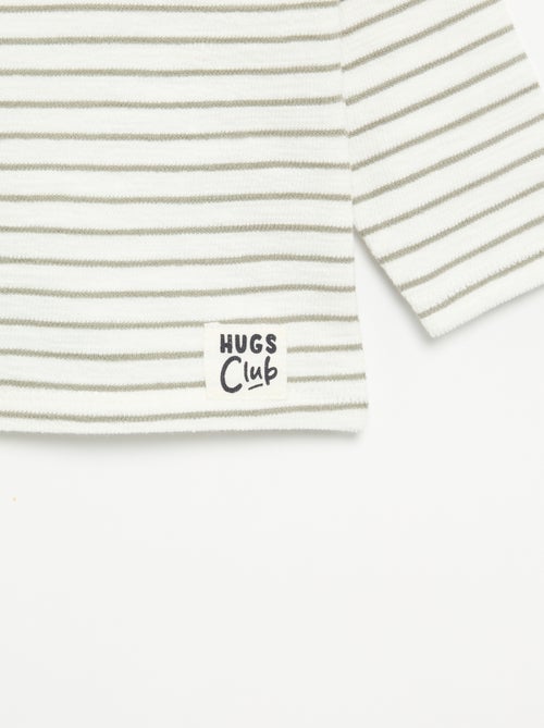 T-shirt in Baby Terry a maniche lunghe - Kiabi