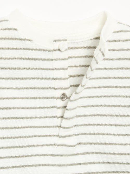 T-shirt in Baby Terry a maniche lunghe - Kiabi