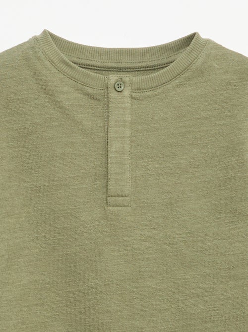 T-shirt in Baby Terry a maniche lunghe - Kiabi