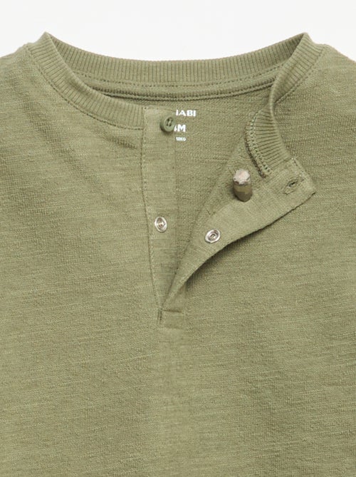 T-shirt in Baby Terry a maniche lunghe - Kiabi