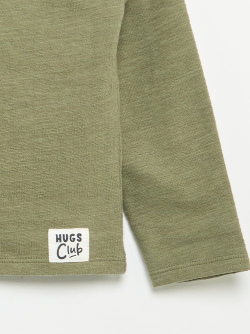 T-shirt in Baby Terry a maniche lunghe - Kiabi