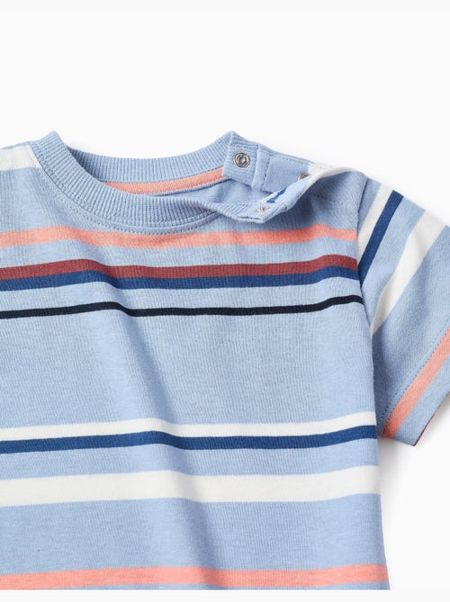 T-shirt in cotone a righe - Kiabi