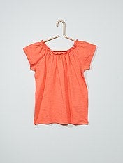 t shirt arancione bambina