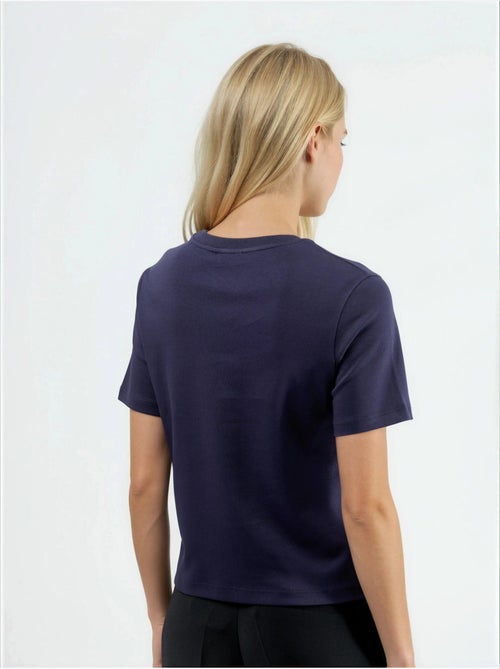T-shirt in cotone con girocollo busem - Kiabi T-shirt in cotone con girocollo busem - Kiabi