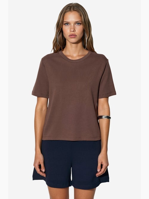 T-shirt in cotone con girocollo busem - Kiabi