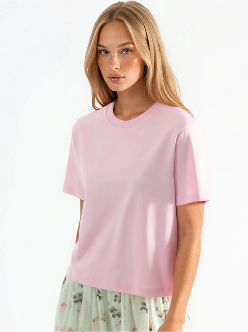 T-shirt in cotone con girocollo busem - Kiabi
