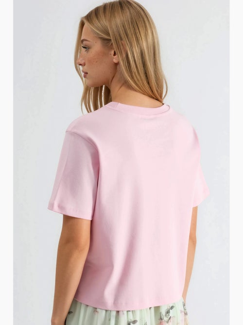 T-shirt in cotone con girocollo busem - Kiabi