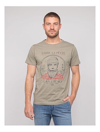 T-shirt in cotone con motivi NAVIROL