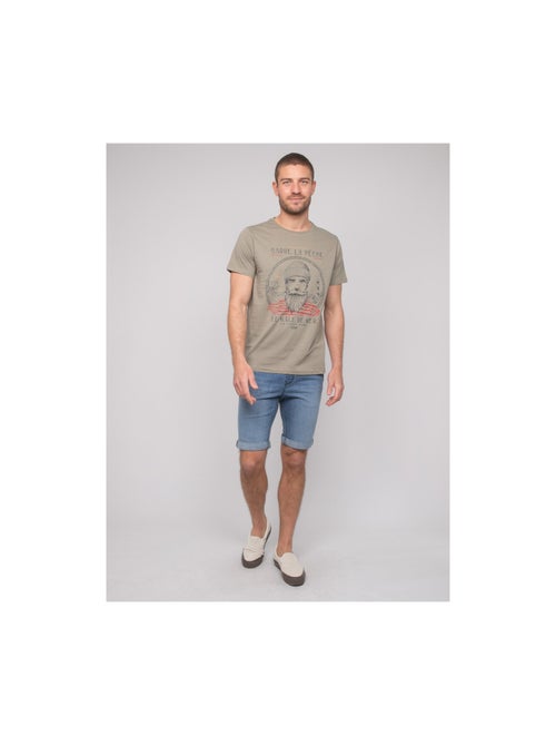 T-shirt in cotone con motivi NAVIROL - Kiabi