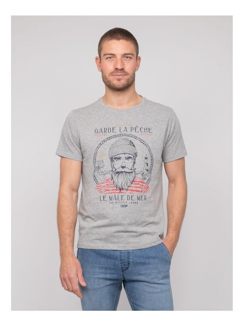 T-shirt in cotone con motivi NAVIROL - Kiabi