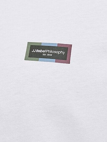 T-shirt in cotone con motivo