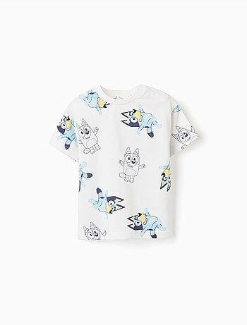 T-shirt in cotone con motivo Bluey