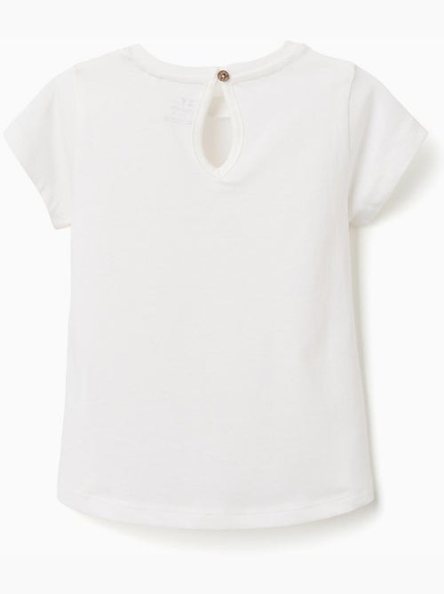 T-shirt in cotone con stampa be curious - Kiabi