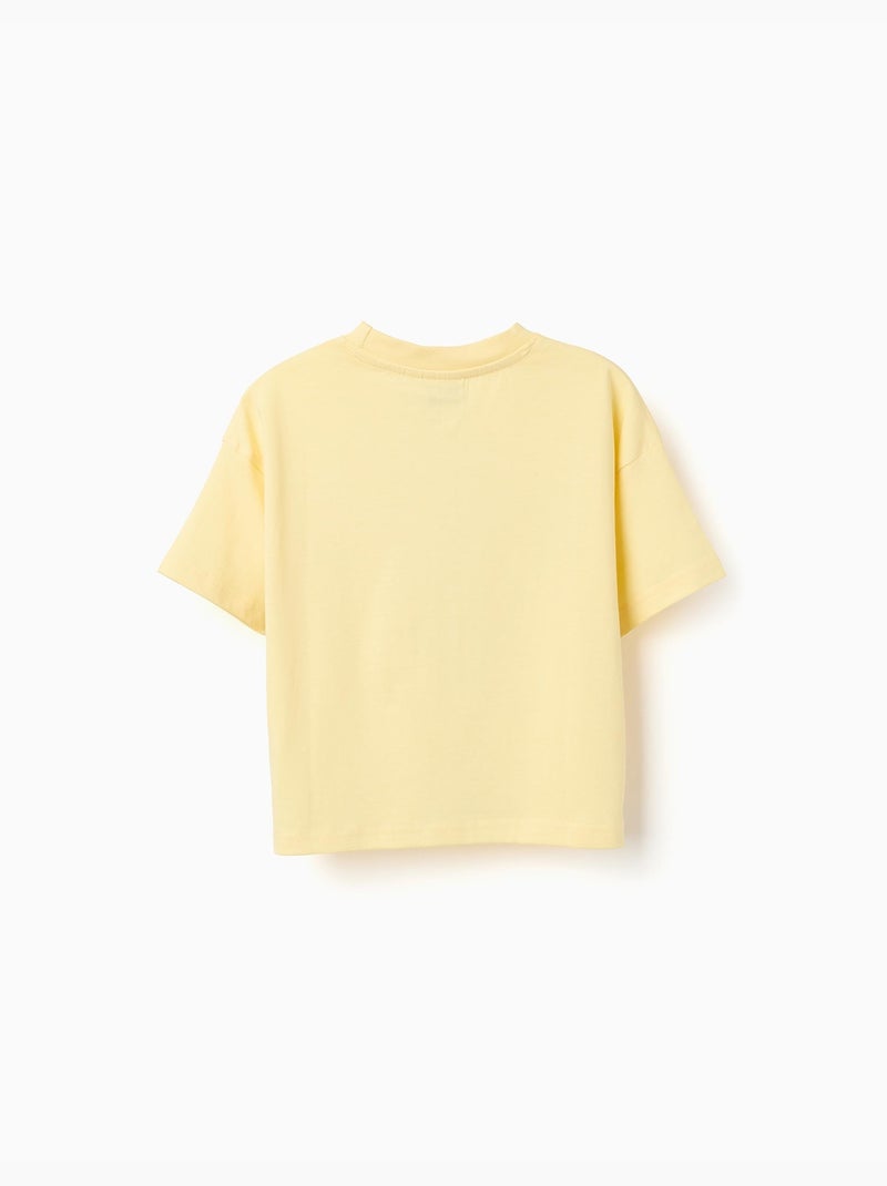 T-shirt in cotone con stampa Kuromi & Friends Giallo chiaro - Kiabi