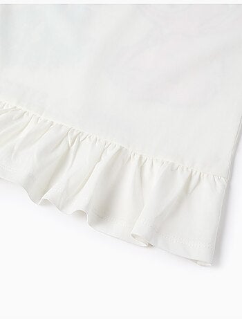 T-shirt in cotone con stampa stitch e angel