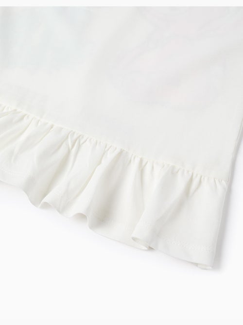 T-shirt in cotone con stampa stitch e angel - Kiabi