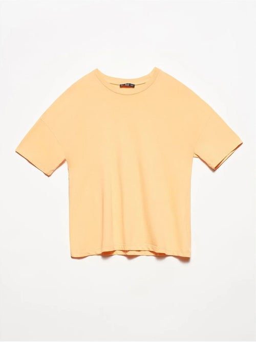 T-shirt in cotone da donna con girocollo dilvin - Kiabi