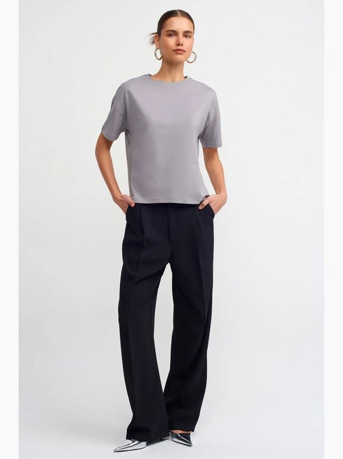 T-shirt in cotone da donna con girocollo dilvin - Kiabi T-shirt in cotone da donna con girocollo dilvin - Kiabi