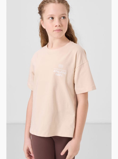 T-shirt in cotone ed elastan tommy - Kiabi