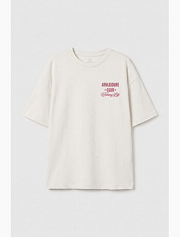 T-shirt in cotone ed elastan tommy