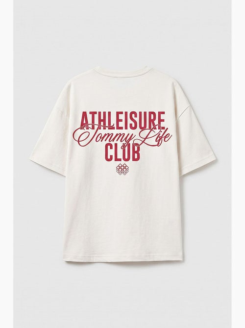 T-shirt in cotone ed elastan tommy - Kiabi