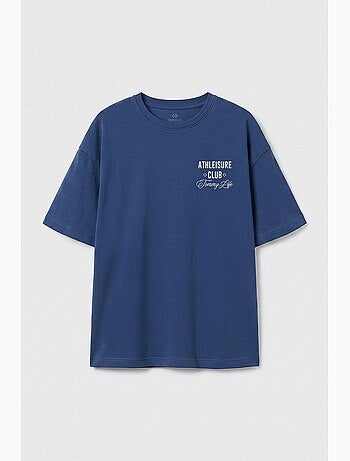 T-shirt in cotone ed elastan tommy