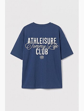 T-shirt in cotone ed elastan tommy