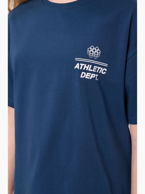 T-shirt in cotone ed elastan tommy - Kiabi