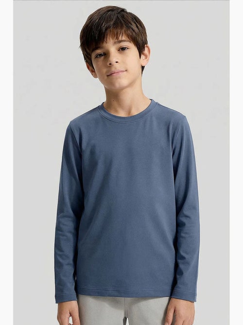 T-shirt in cotone ed elastan tommy - Kiabi