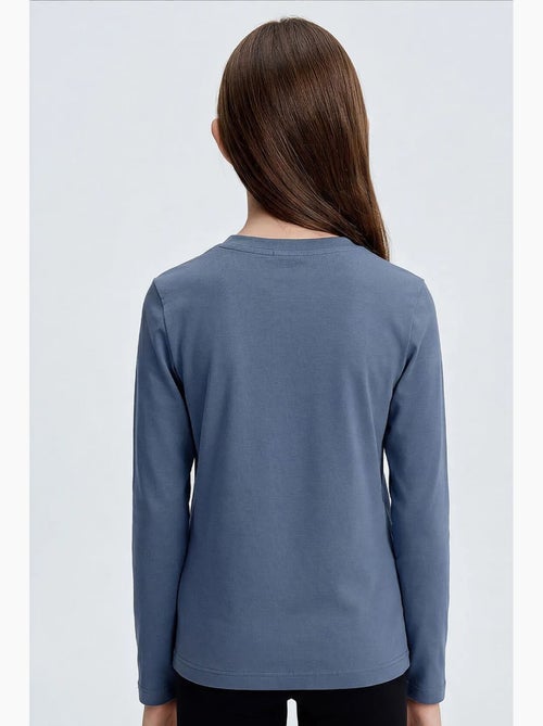 T-shirt in cotone ed elastan tommy - Kiabi