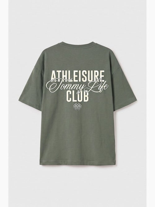 T-shirt in cotone ed elastan tommy - Kiabi