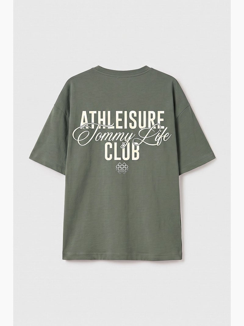 T-shirt in cotone ed elastan tommy Cachi - Kiabi