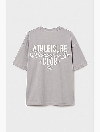 T-shirt in cotone ed elastan tommy