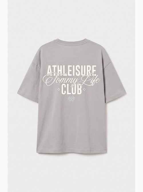 T-shirt in cotone ed elastan tommy - Kiabi