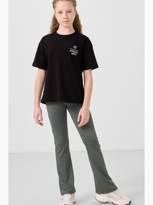 T-shirt in cotone ed elastan tommy - Kiabi