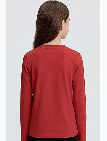 T-shirt in cotone ed elastan tommy