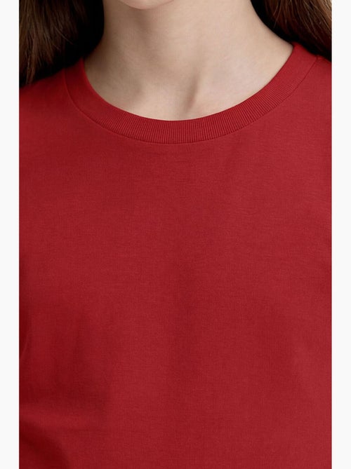 T-shirt in cotone ed elastan tommy - Kiabi T-shirt in cotone ed elastan tommy - Kiabi