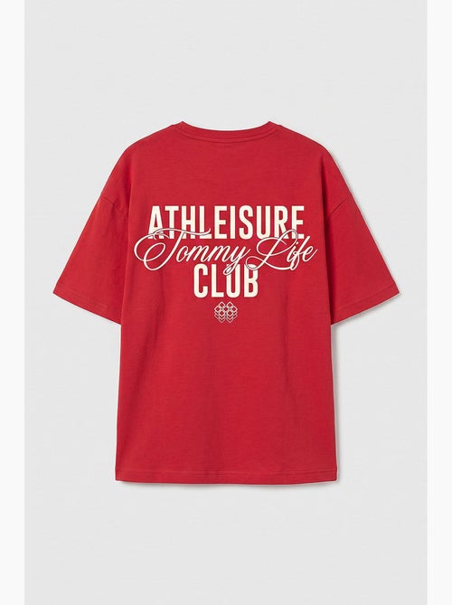 T-shirt in cotone ed elastan tommy - Kiabi