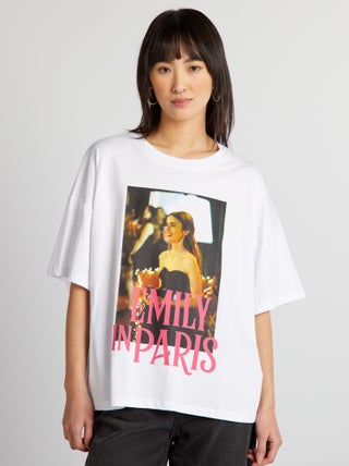 T-shirt in cotone 'Emily in Paris'