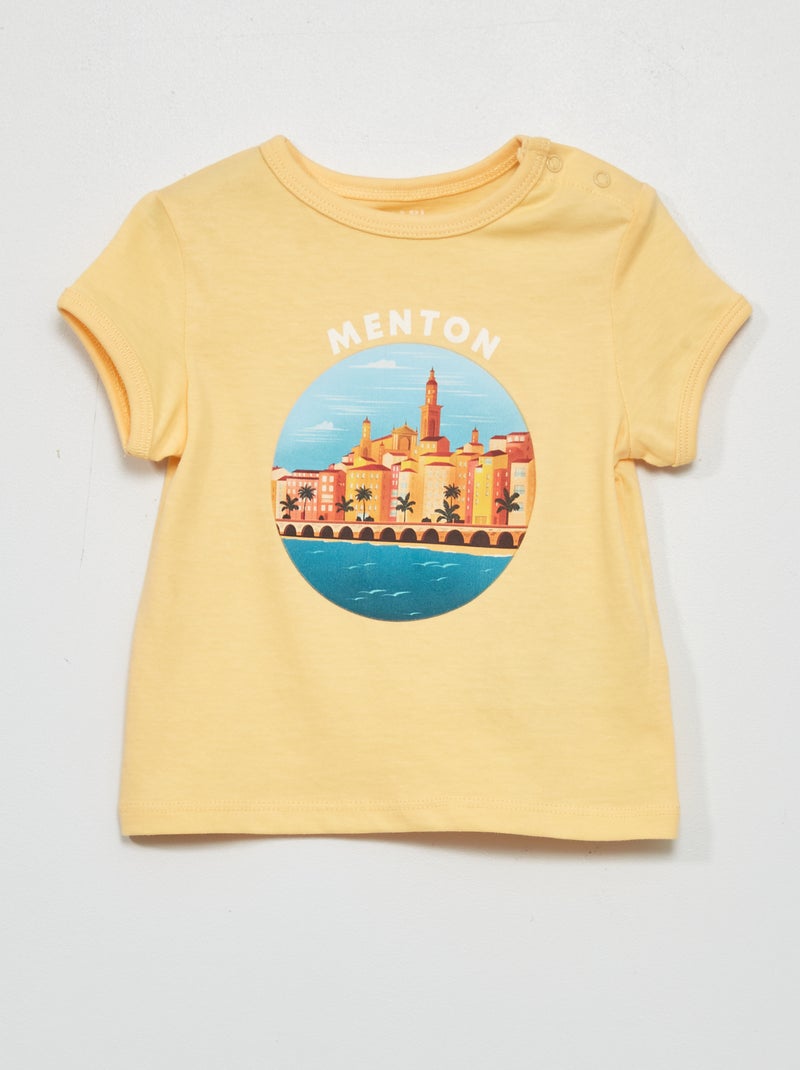T-shirt in cotone GIALLO - Kiabi