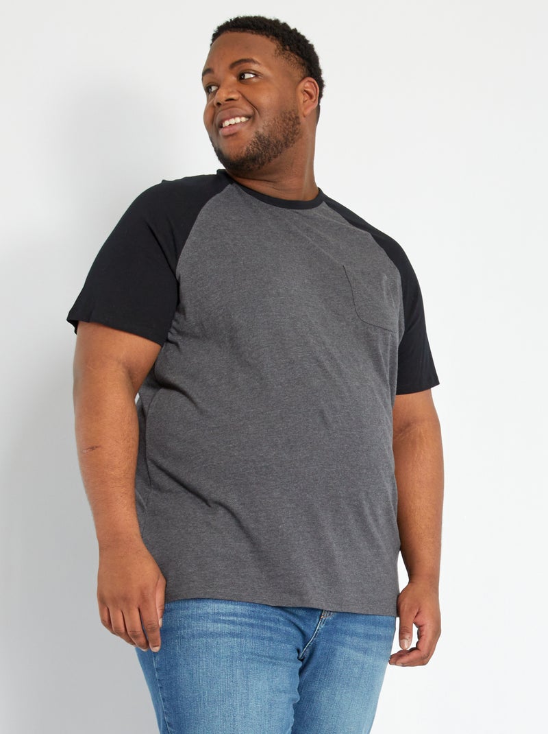 T-shirt in cotone GRIGIO - Kiabi