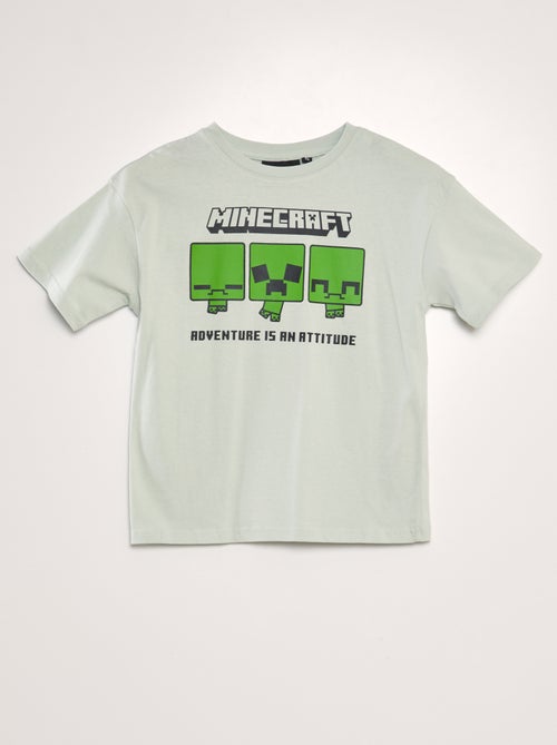 T-shirt in cotone 'Minecraft' - Kiabi