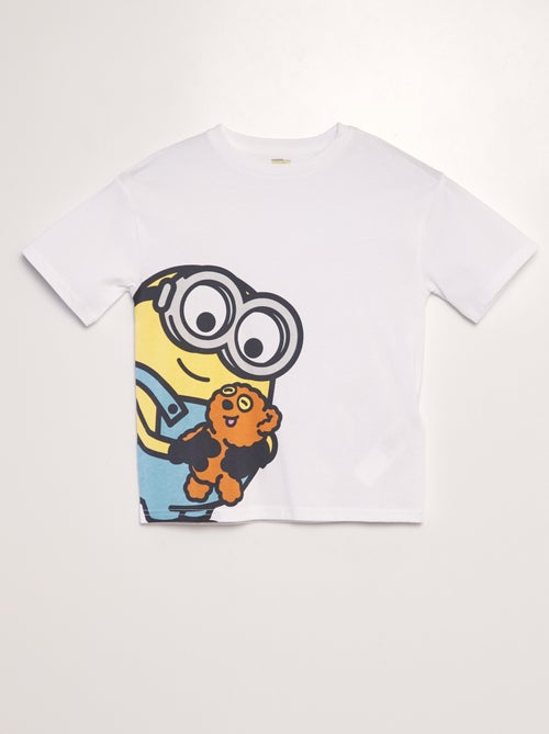 T-shirt in cotone 'Minions' scollo tondo - Kiabi