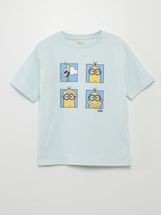 T-shirt in cotone 'Minions' scollo tondo