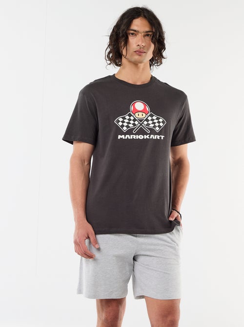 T-shirt in cotone \'Nintendo\' \'Mario Kart\' \'Toad\'' - Kiabi